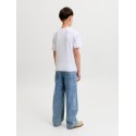 JACK & JONES JUNIOR Dave brede denim jeans - Blue Denim