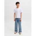 JACK & JONES JUNIOR Dave brede denim jeans - Blue Denim