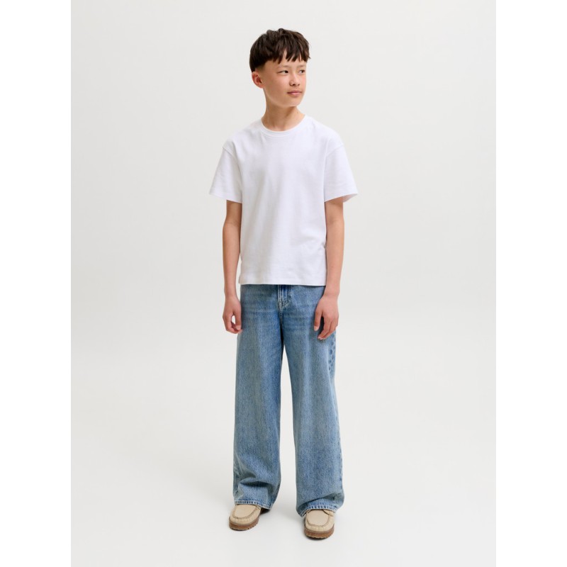 JACK & JONES JUNIOR Dave brede denim jeans - Blue Denim