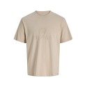 JACK & HONES Frederiksberg monogram kortærmet t-shirt -  Feather Gray