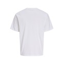 JACK & HONES Frederiksberg monogram kortærmet t-shirt - Bright White