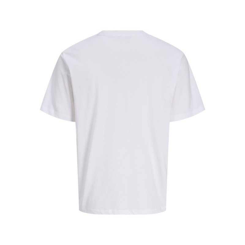 JACK & HONES Frederiksberg monogram kortærmet t-shirt - Bright White