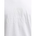 JACK & HONES Frederiksberg monogram kortærmet t-shirt - Bright White