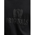 JACK & HONES Frederiksberg monogram kortærmet t-shirt - Sort