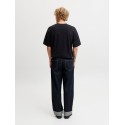 JACK & HONES Frederiksberg monogram kortærmet t-shirt - Sort
