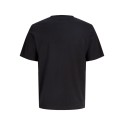 JACK & JONES PLUS Frederiksberg grafisk box kortærmet t-shirt - Sort