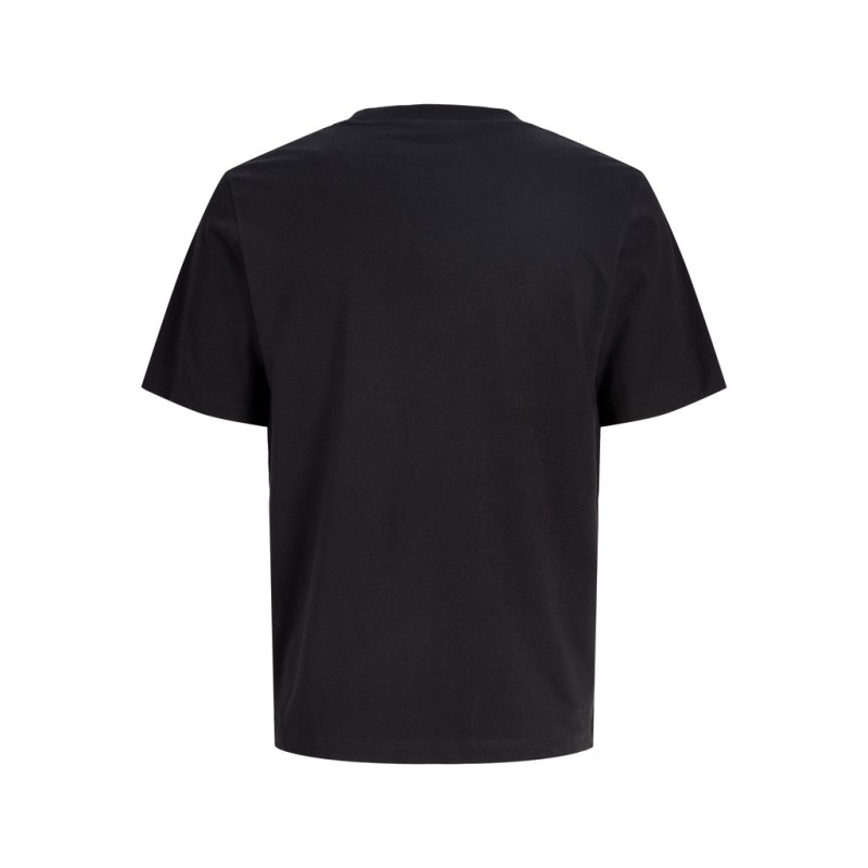 JACK & JONES PLUS Frederiksberg grafisk box kortærmet t-shirt - Sort
