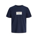 JACK & JONES PLUS Frederiksberg grafisk box kortærmet t-shirt - Sky Captain