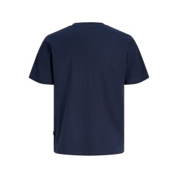 JACK & JONES PLUS Frederiksberg grafisk box kortærmet t-shirt - Sky Captain