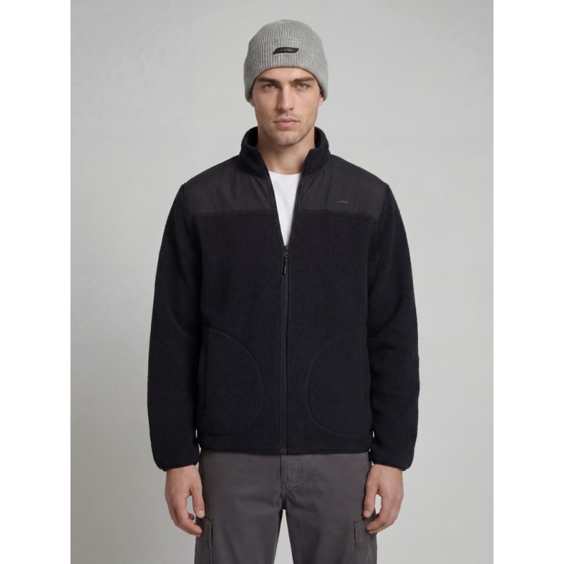 JJ REBEL Hike teddy jakke - Sort