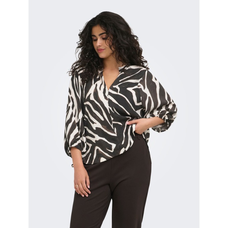ONLY CARMAKOMA Carrie 3/4 top - Birch