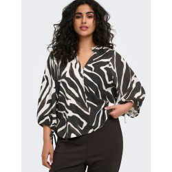 ONLY CARMAKOMA Carrie 3/4 top - Birch