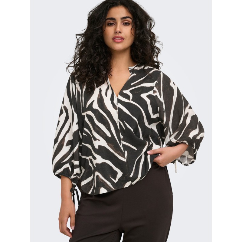 ONLY CARMAKOMA Carrie 3/4 top - Birch