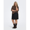 ONLY CARMAKOMA Loyal 2/4 rund hals pullover - Chocolate Torte