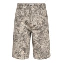ONLY Banu højtaljet camoflage bermuda shorts - Smokey Olive