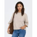 ONLY Simoni 3/4 Strik Pullover - Pumice Stone