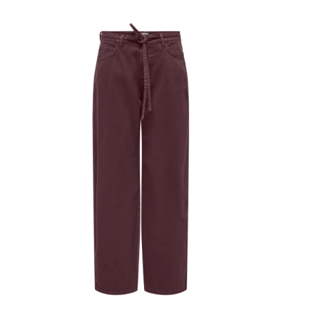 ONLY Gianna mellem talje straght jeans - Fudge