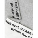 NAME IT KIDS Lauge langærmet relaxed top - Grey Melange