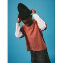NAME IT KIDS Lauge langærmet relaxed top - Imperial Topaz