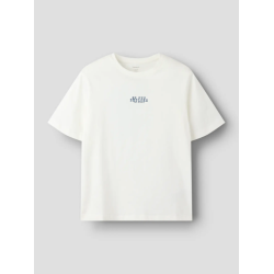 NAME IT KIDS Logan kortærmet t-shirt - Cloud Dancer