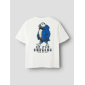 NAME IT KIDS Logan kortærmet t-shirt - Cloud Dancer