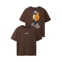 NAME IT KIDS Logan kortærmet t-shirt - Chocolate Brown