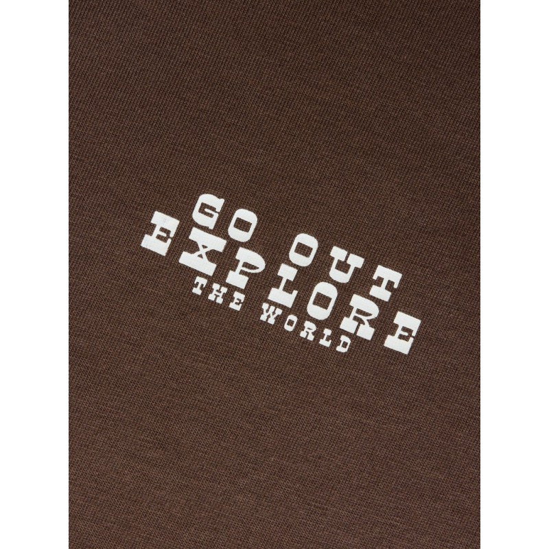 NAME IT KIDS Logan kortærmet t-shirt - Chocolate Brown