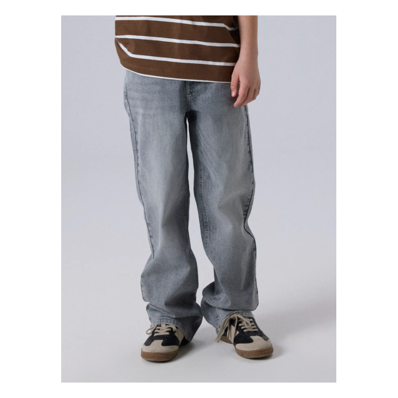NAME IT KIDS Ryan straight denim jeans - Medium Grey Denim