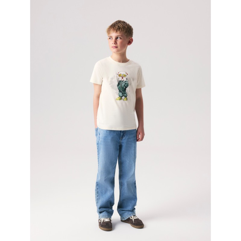 NAME IT KIDS Ryan straight denim jeans - Medium Blue Denim