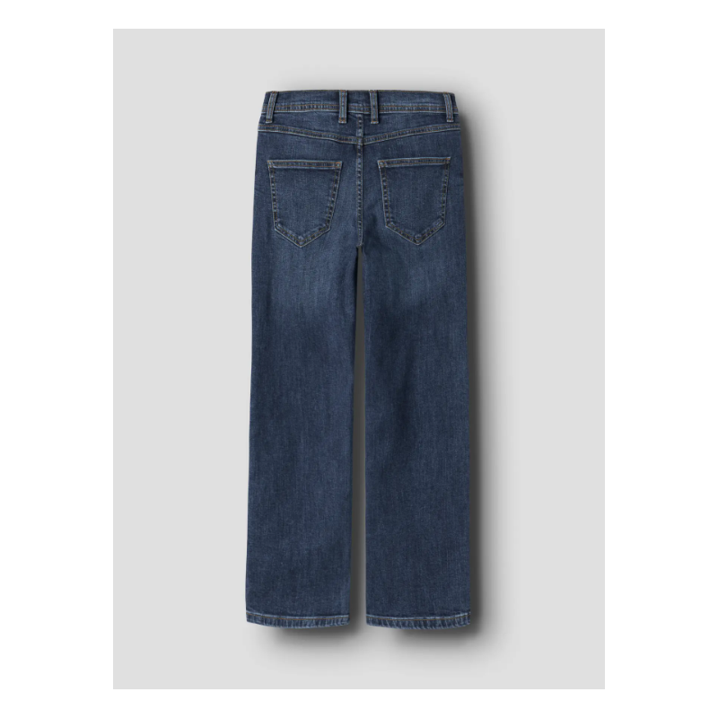 NAME IT KIDS Ryan straight denim jeans - Dark Blue Denim