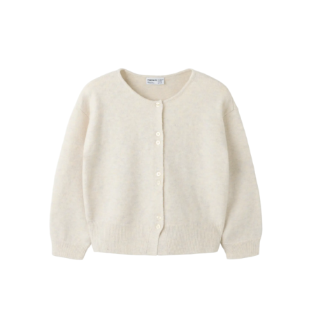 NAME IT KIDS lemina langærmet cardigan - Peyote