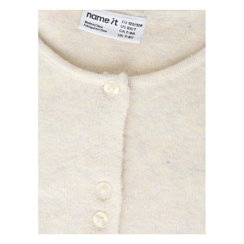 NAME IT KIDS lemina langærmet cardigan - Peyote