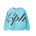 NAME IT KIDS Lana langærmet relaxed sweatshirt - Milky Blue
