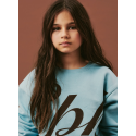 NAME IT KIDS Lana langærmet relaxed sweatshirt - Milky Blue