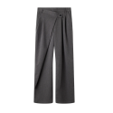 NAME IT KIDS Lulu brede bukser - Grey Melange