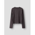 NAME IT KIDS Likka langærmet top - Chocolate Brown