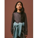 NAME IT KIDS Likka langærmet top - Chocolate Brown