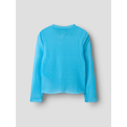 NAME IT KIDS Likka langærmet top - Milky Blue