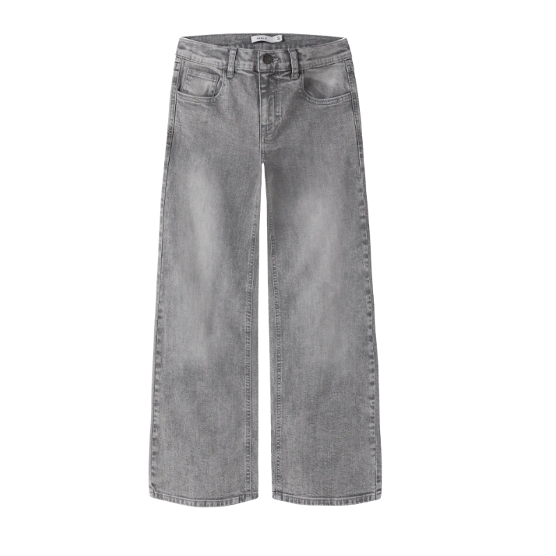 NAME IT KIDS Rose brede jeans - Medium Grey Denim