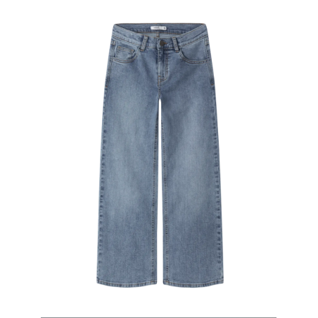 NAME IT KIDS Rose brede jeans - Medium Blue Denim