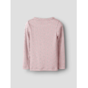 NAME IT Mini Lona langærmet x-slim top - Violet Ice
