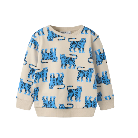 NAME IT Mini Larson langærmet sweatshirt - Peyote