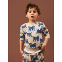 NAME IT Mini Larson langærmet sweatshirt - Peyote