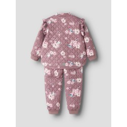 NAME IT Mini Moon Quiltet Sæt - Wistful Mauve BIRD