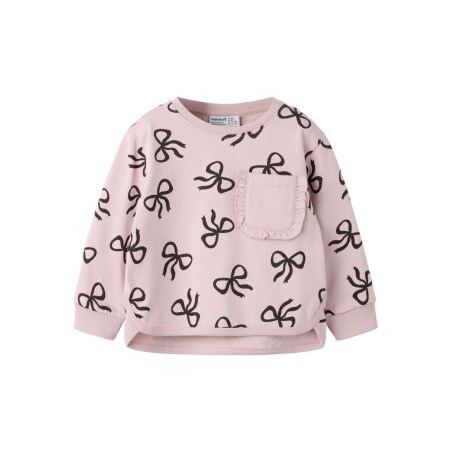 NAME IT Mini Lucca langærmet sweatshirt - Violet Ice