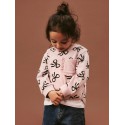 NAME IT Mini Lucca langærmet sweatshirt - Violet Ice