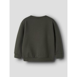 NAME IT Mini Lavandin langærmet sweatshirt - Peat