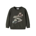 NAME IT Mini Lavandin langærmet sweatshirt - Peat