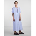 PIECES Cholly 2/4 ærme maxi binde kjole - Cornflower Blue