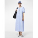 PIECES Cholly 2/4 ærme maxi binde kjole - Cornflower Blue